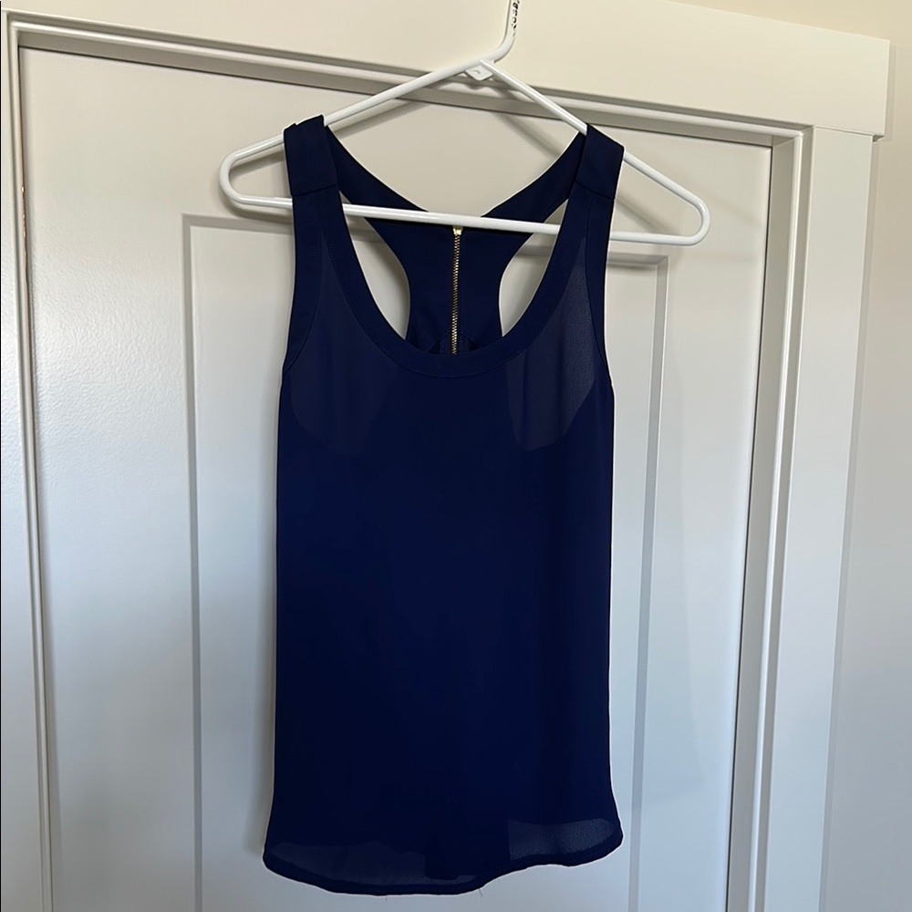 Express Dark Blue Women's Tank Top